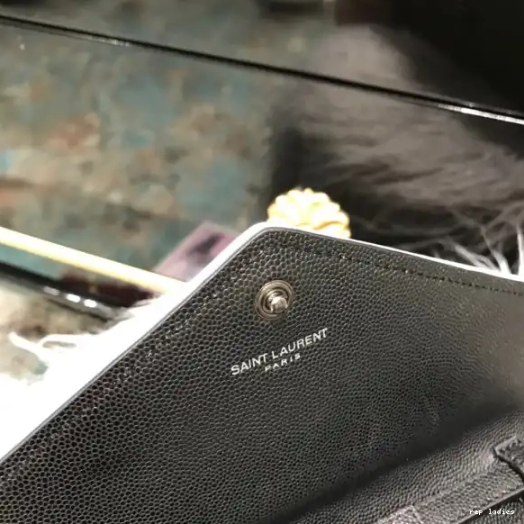 Repzbay REP YSL MATELASSÉ CHAIN CASSANDRE WALLET 0518